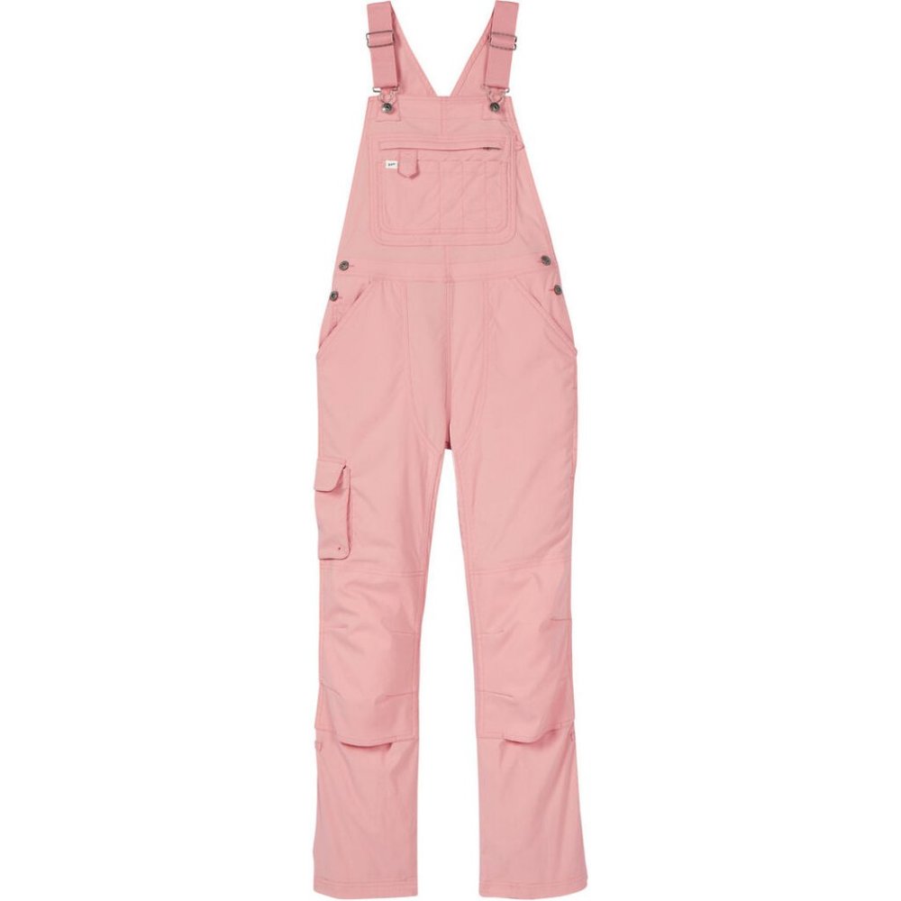 Women's Heirloom Gardening Bib Overalls - Candy Pink - XL-29 (Short)